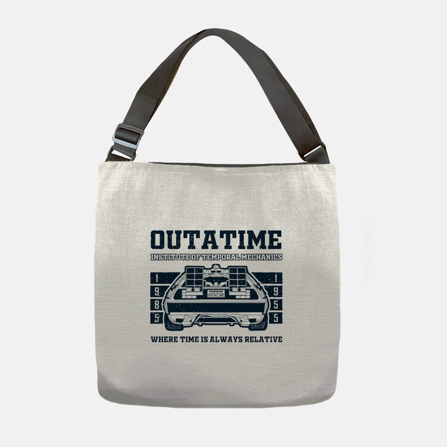Outatime Institute-None-Adjustable Tote-Bag-NMdesign