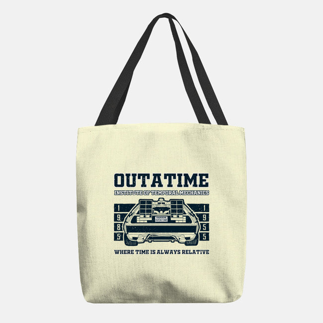 Outatime Institute-None-Basic Tote-Bag-NMdesign