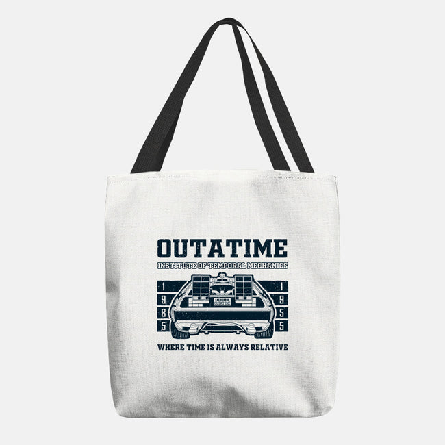 Outatime Institute-None-Basic Tote-Bag-NMdesign
