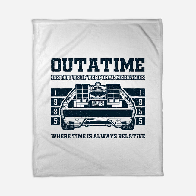 Outatime Institute-None-Fleece-Blanket-NMdesign