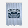 Outatime Institute-None-Polyester-Shower Curtain-NMdesign