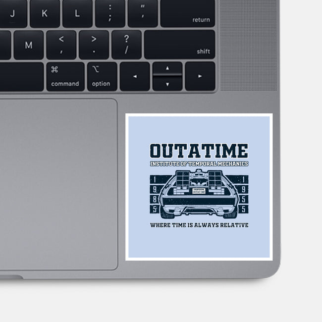 Outatime Institute-None-Glossy-Sticker-NMdesign