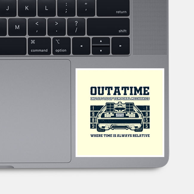 Outatime Institute-None-Glossy-Sticker-NMdesign