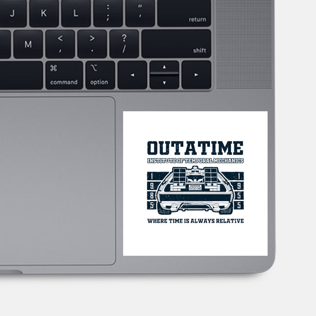 Outatime Institute-None-Glossy-Sticker-NMdesign