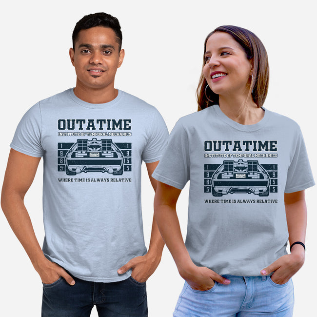 Outatime Institute-Unisex-Basic-Tee-NMdesign