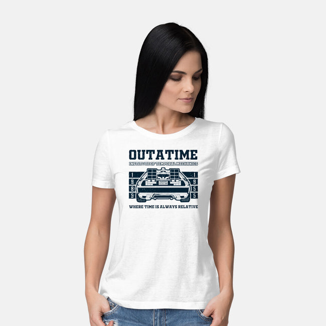 Outatime Institute-Womens-Basic-Tee-NMdesign