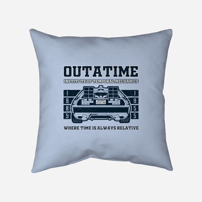Outatime Institute-None-Removable Cover w Insert-Throw Pillow-NMdesign