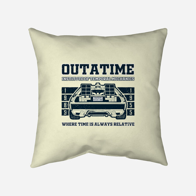 Outatime Institute-None-Removable Cover w Insert-Throw Pillow-NMdesign