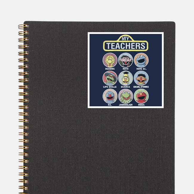 My Teachers Were Puppets-None-Glossy-Sticker-NMdesign