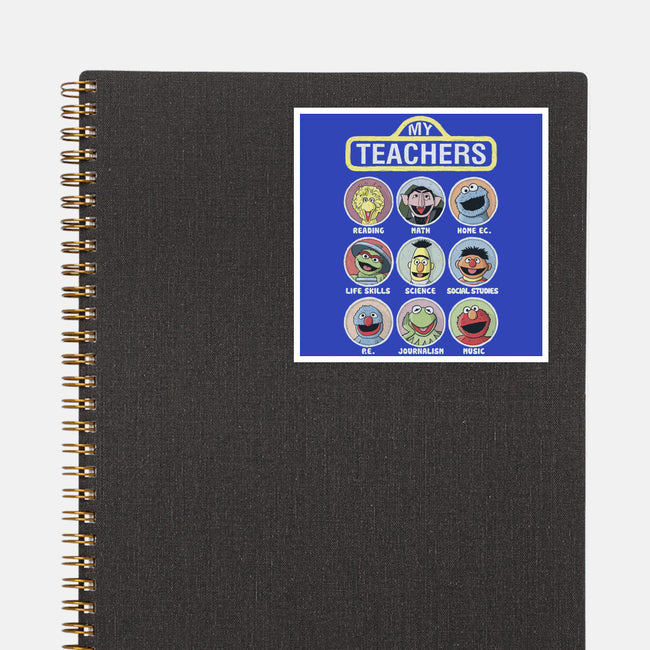 My Teachers Were Puppets-None-Glossy-Sticker-NMdesign