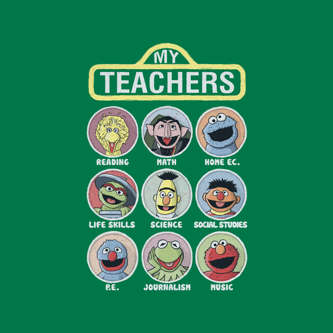 My Teachers Were Puppets-Womens-Basic-Tee-NMdesign