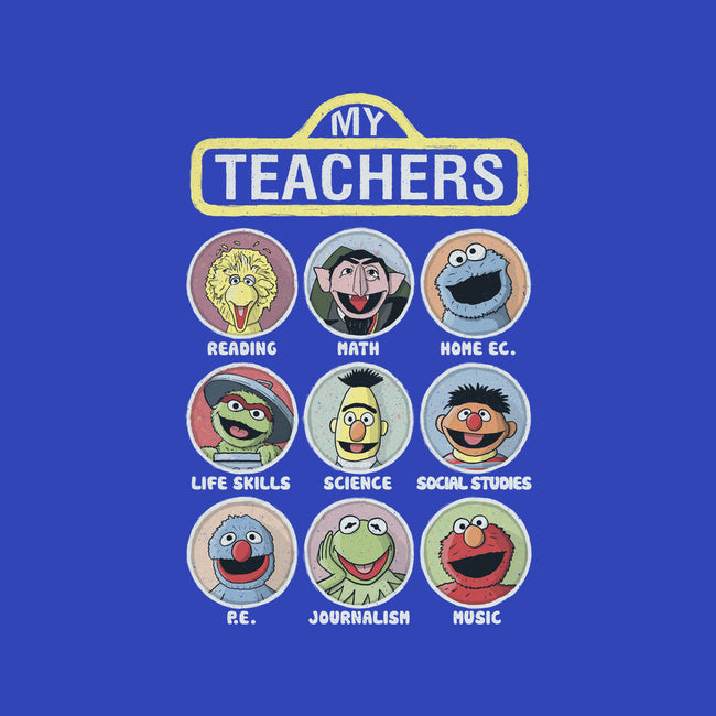 My Teachers Were Puppets-Womens-Basic-Tee-NMdesign