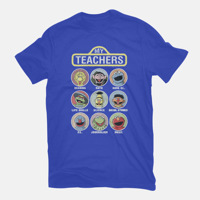 My Teachers Were Puppets-Womens-Fitted-Tee-NMdesign