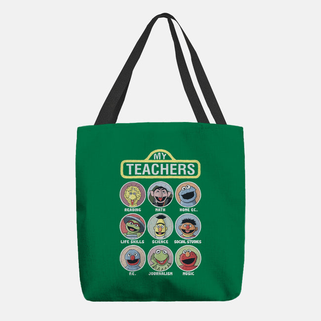 My Teachers Were Puppets-None-Basic Tote-Bag-NMdesign