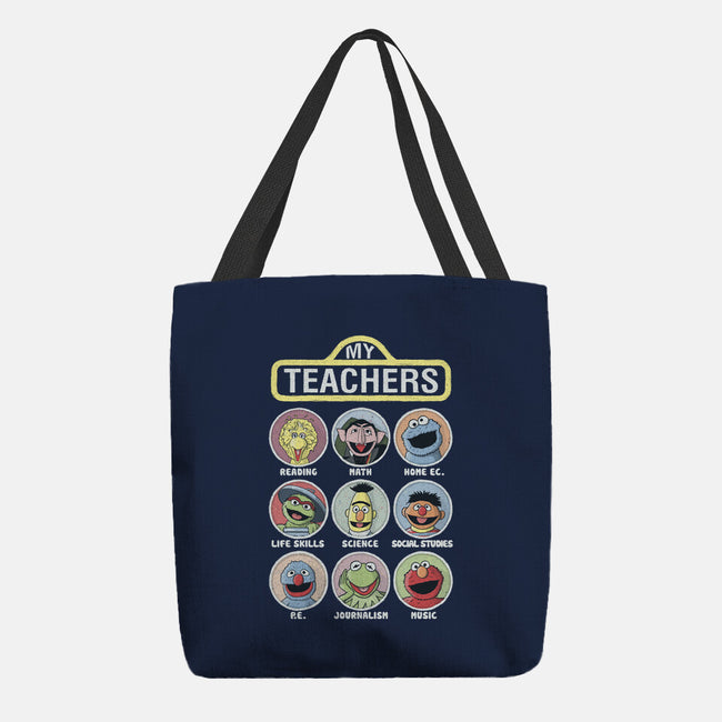 My Teachers Were Puppets-None-Basic Tote-Bag-NMdesign