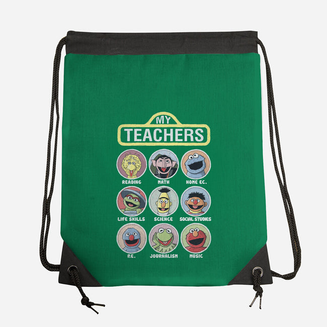 My Teachers Were Puppets-None-Drawstring-Bag-NMdesign