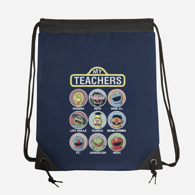 My Teachers Were Puppets-None-Drawstring-Bag-NMdesign
