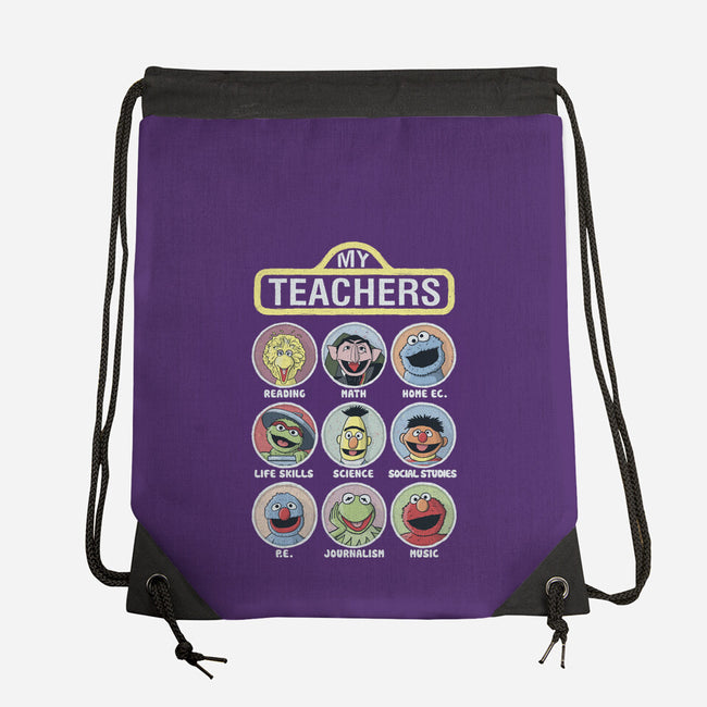 My Teachers Were Puppets-None-Drawstring-Bag-NMdesign