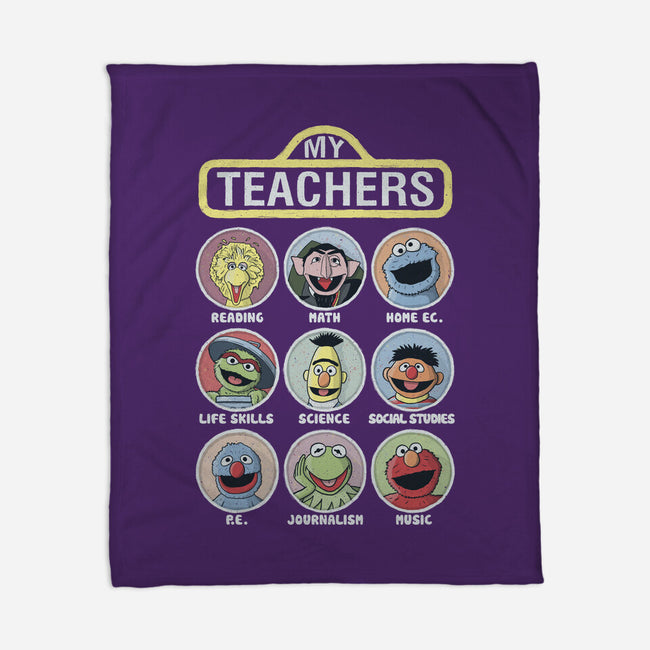 My Teachers Were Puppets-None-Fleece-Blanket-NMdesign