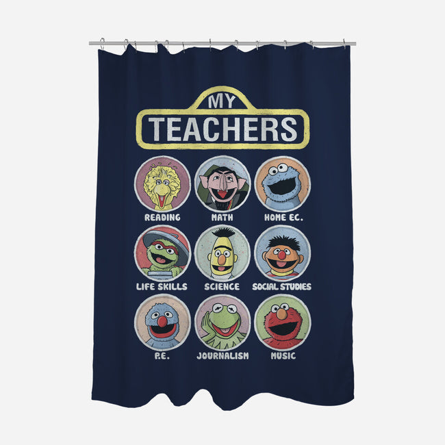 My Teachers Were Puppets-None-Polyester-Shower Curtain-NMdesign