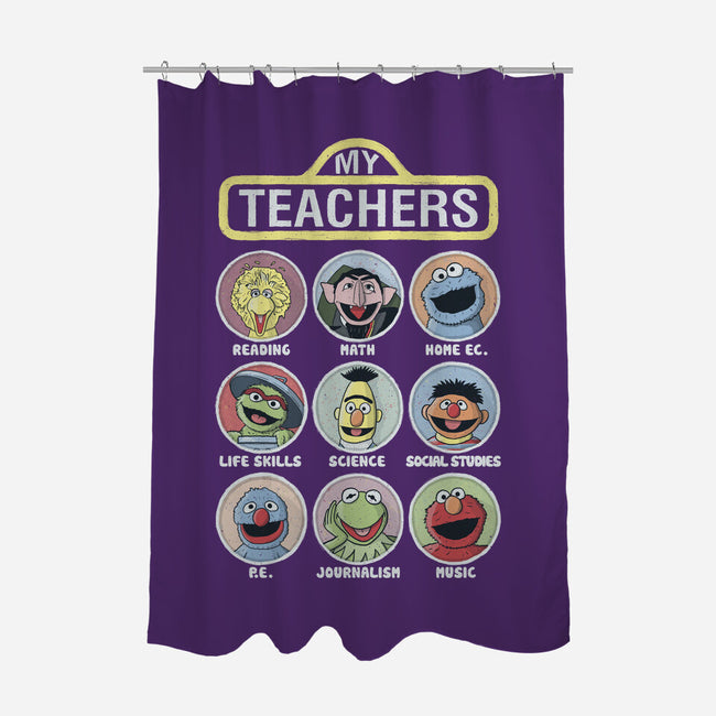 My Teachers Were Puppets-None-Polyester-Shower Curtain-NMdesign