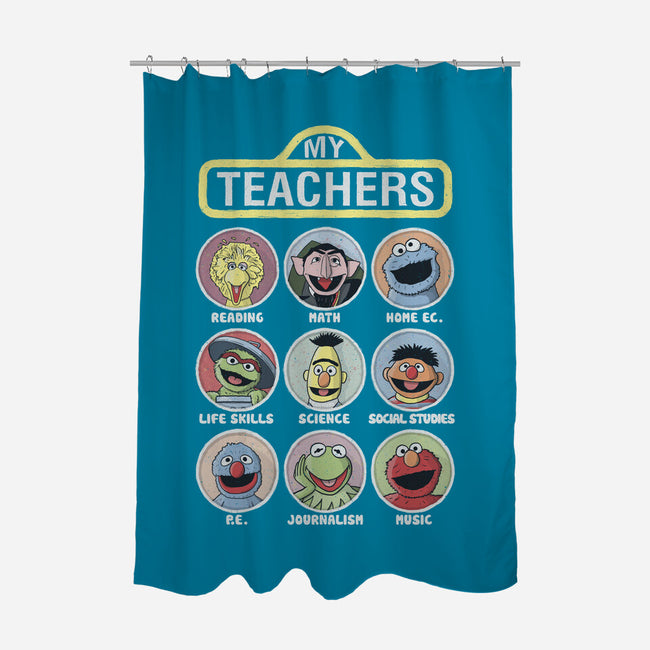 My Teachers Were Puppets-None-Polyester-Shower Curtain-NMdesign