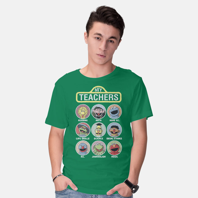 My Teachers Were Puppets-Mens-Basic-Tee-NMdesign