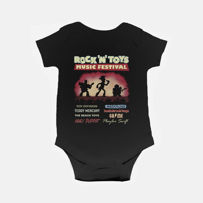 Rock N Toys Music Festival-Baby-Basic-Onesie-NMdesign