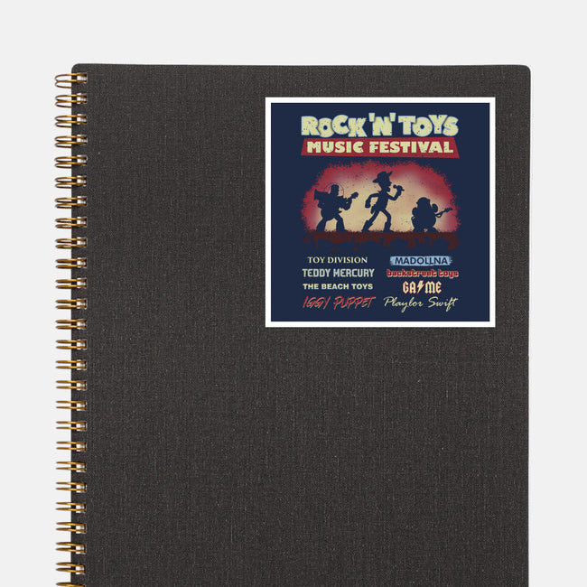 Rock N Toys Music Festival-None-Glossy-Sticker-NMdesign