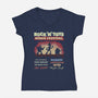 Rock N Toys Music Festival-Womens-V-Neck-Tee-NMdesign