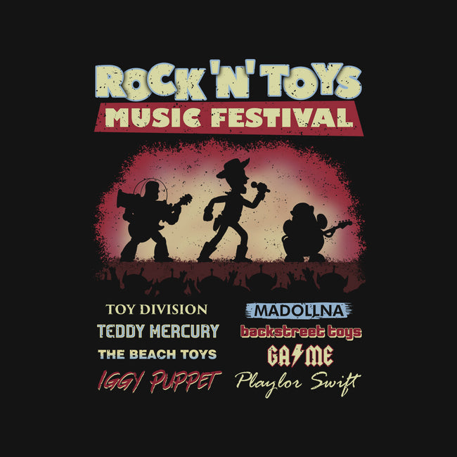 Rock N Toys Music Festival-Unisex-Kitchen-Apron-NMdesign