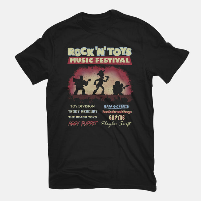 Rock N Toys Music Festival-Womens-Fitted-Tee-NMdesign