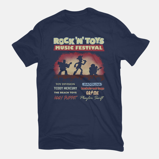 Rock N Toys Music Festival-Mens-Basic-Tee-NMdesign