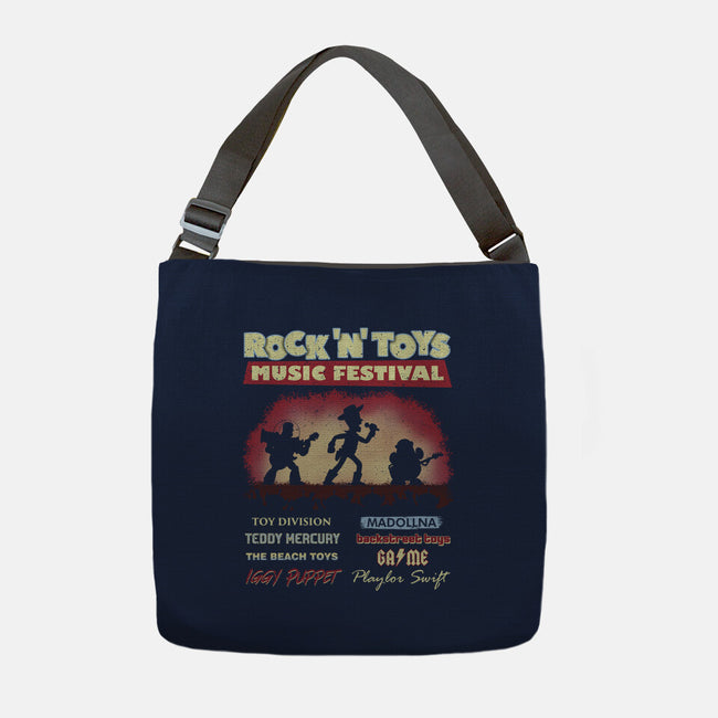 Rock N Toys Music Festival-None-Adjustable Tote-Bag-NMdesign