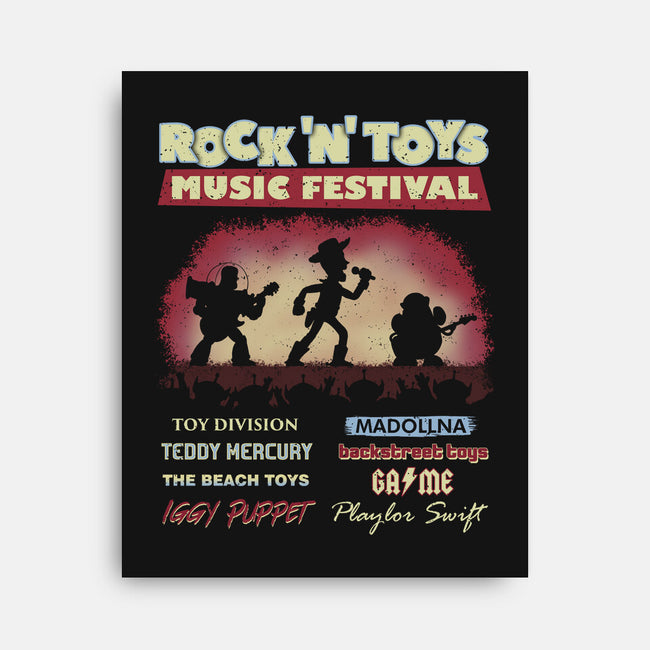 Rock N Toys Music Festival-None-Stretched-Canvas-NMdesign