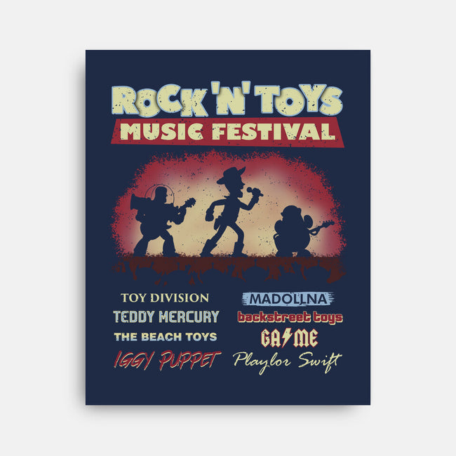 Rock N Toys Music Festival-None-Stretched-Canvas-NMdesign