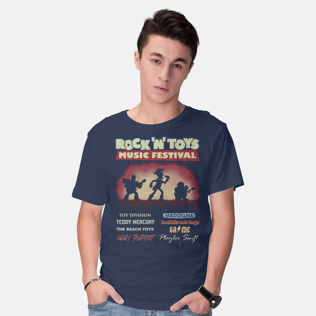 Rock N Toys Music Festival-Mens-Basic-Tee-NMdesign
