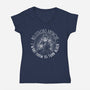 No Colors-Womens-V-Neck-Tee-teesgeex