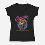 Adventure Racing Club-Womens-V-Neck-Tee-glitchygorilla