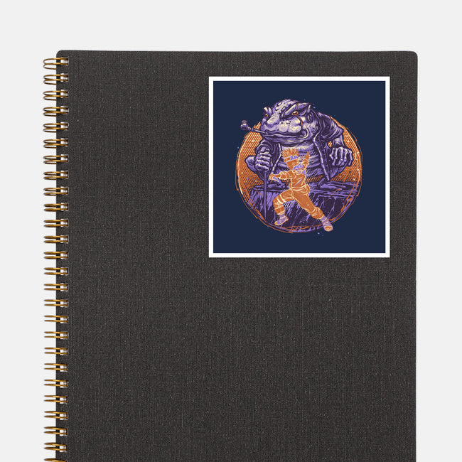 Spirit Of The Grumpy Toad-None-Glossy-Sticker-glitchygorilla