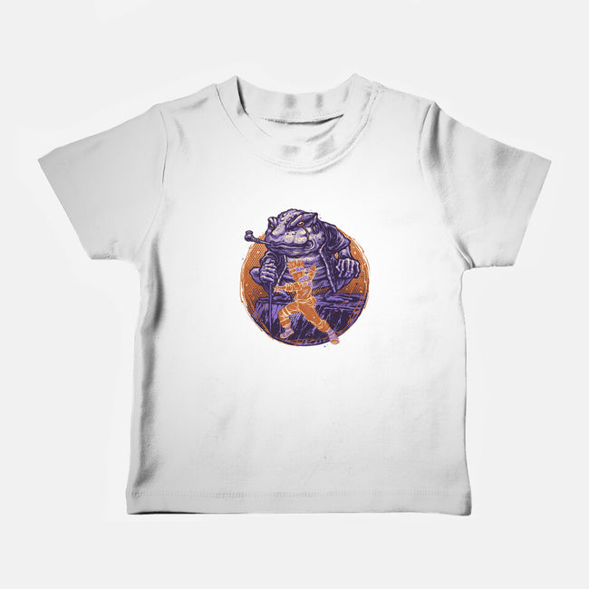 Spirit Of The Grumpy Toad-Baby-Basic-Tee-glitchygorilla