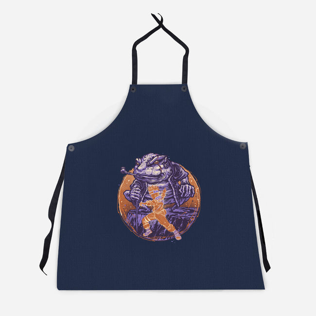 Spirit Of The Grumpy Toad-Unisex-Kitchen-Apron-glitchygorilla