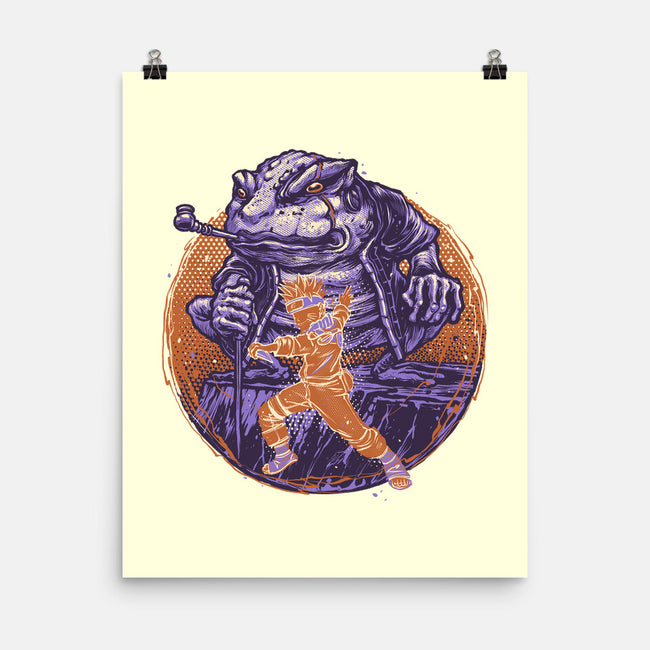 Spirit Of The Grumpy Toad-None-Matte-Poster-glitchygorilla
