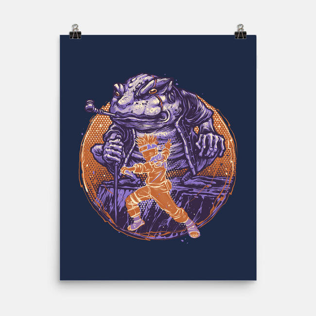 Spirit Of The Grumpy Toad-None-Matte-Poster-glitchygorilla