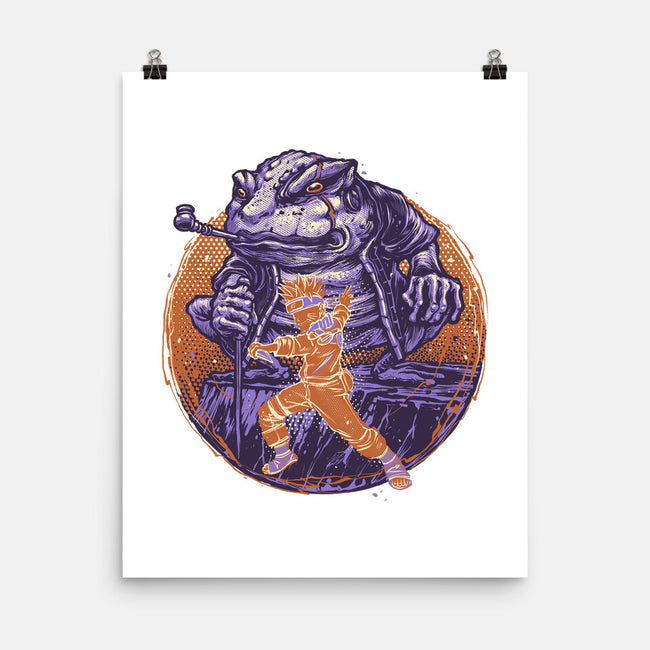 Spirit Of The Grumpy Toad-None-Matte-Poster-glitchygorilla