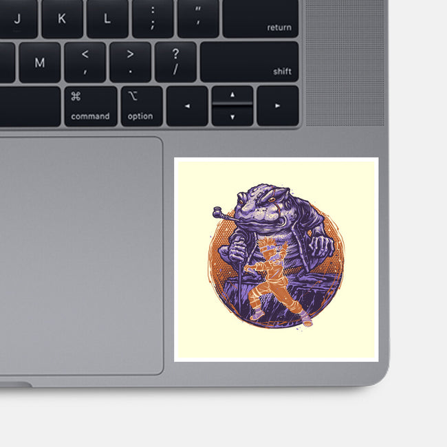 Spirit Of The Grumpy Toad-None-Glossy-Sticker-glitchygorilla