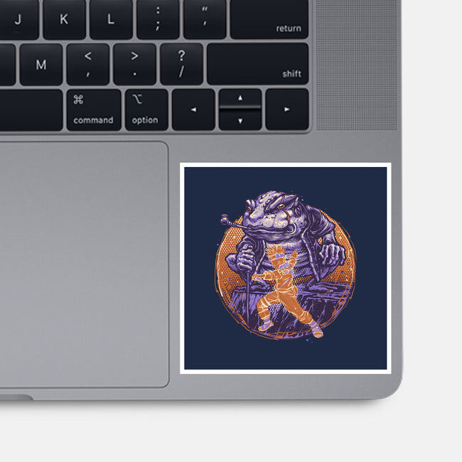Spirit Of The Grumpy Toad-None-Glossy-Sticker-glitchygorilla