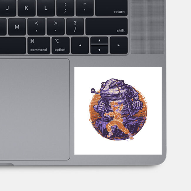 Spirit Of The Grumpy Toad-None-Glossy-Sticker-glitchygorilla