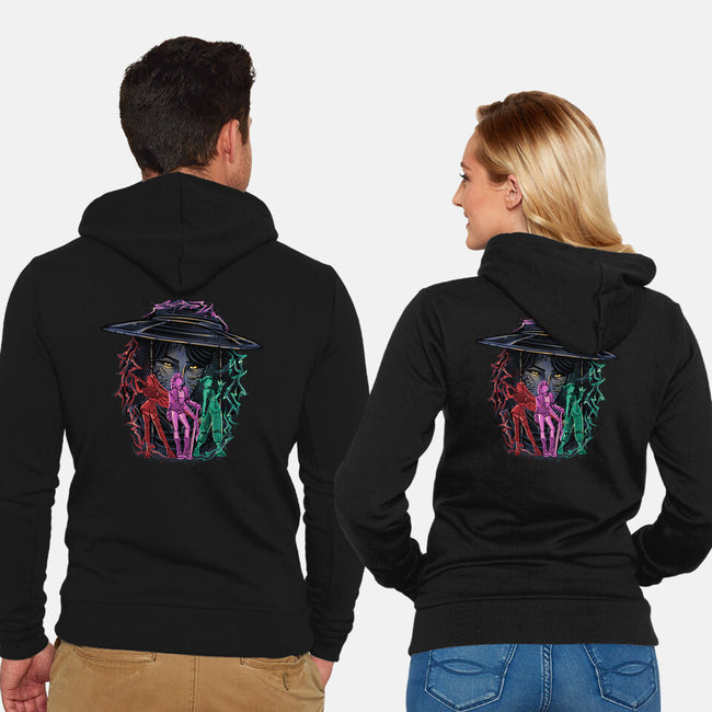 Hunt In Style-Unisex-Zip-Up-Sweatshirt-glitchygorilla