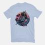 Crow From The Underworld-Unisex-Basic-Tee-glitchygorilla